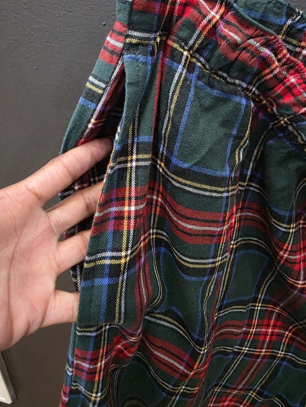 Petite Plume Women's Plaid Brushed Twill Pajama Set 1X Kensington Tartan - Picture 11 of 14